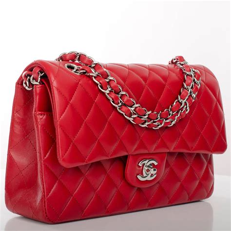 chanel bag red interior|authentic red chanel bags.